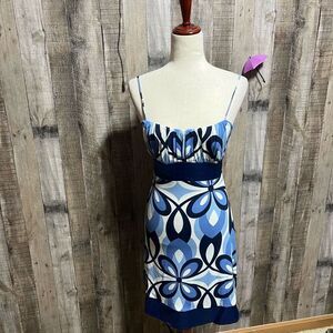 Taboo Vintage Y2K Floral Abstract Mini Dress